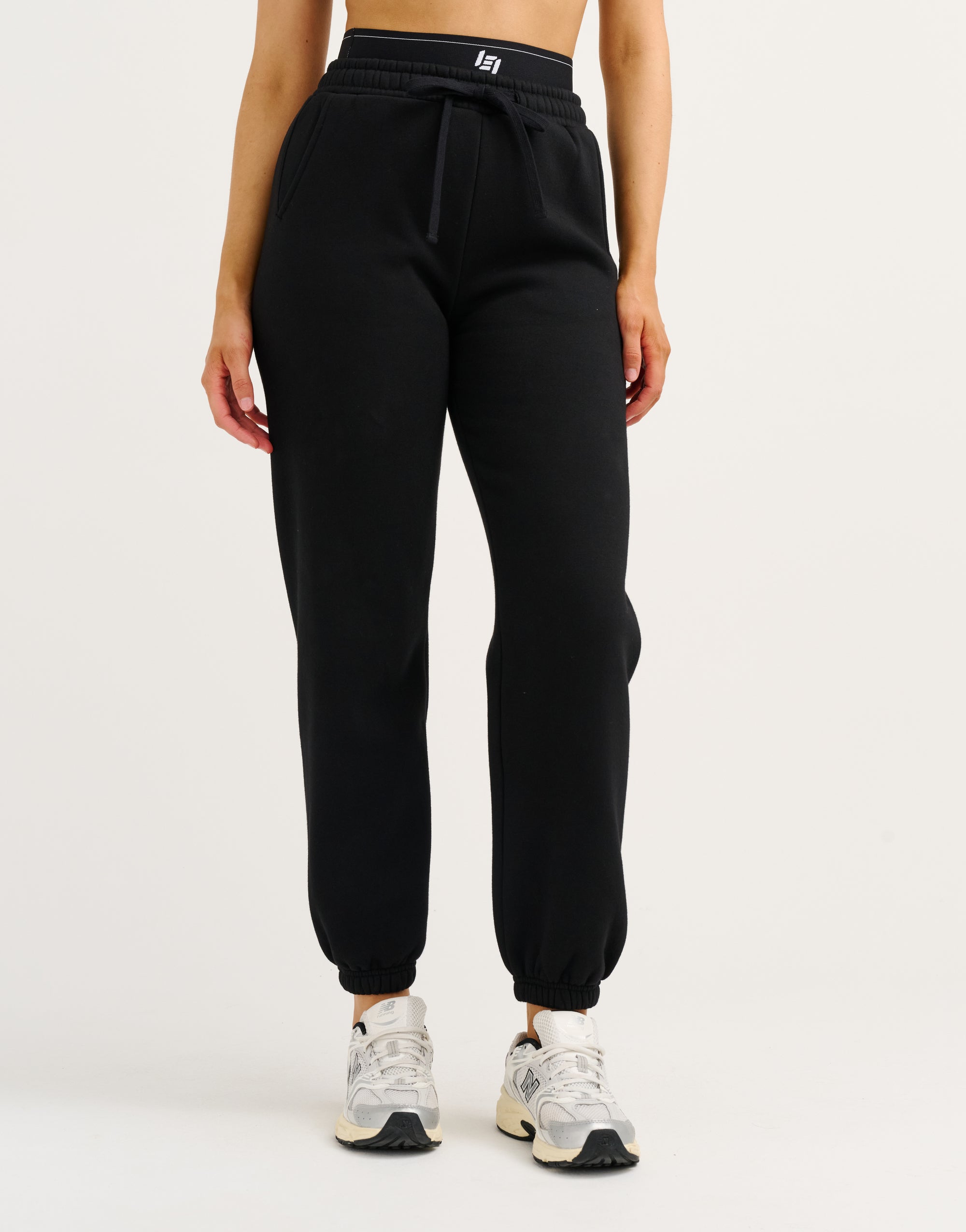 Elemental Layered Jogger Sweatpants - Black