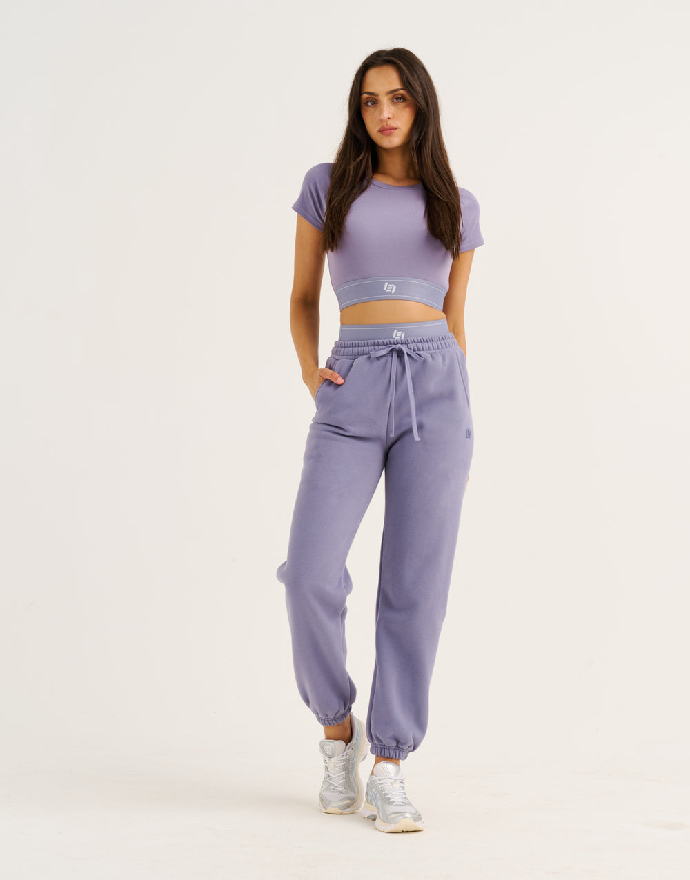 Elemental Layered Jogger Sweatpants - Washed Blue