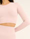 Arise Comfort Cropped Long Sleeve V2 - Mauve