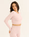 Arise Comfort Cropped Long Sleeve V2 - Mauve