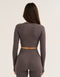 Arise Comfort Cropped Long Sleeve V2 - Slate Grey