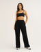 Elemental Wide Leg Sweatpants - Black