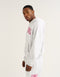 College Combed Fleece Zip-Up Hoodie - Grey Marle