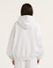 College Combed Fleece Zip-Up Hoodie - Grey Marle