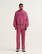 College Combed Fleece Hoodie - Plum