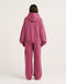 College Combed Fleece Hoodie - Plum