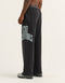 College Combed Fleece Wide Leg Sweatpant - Phantom Black