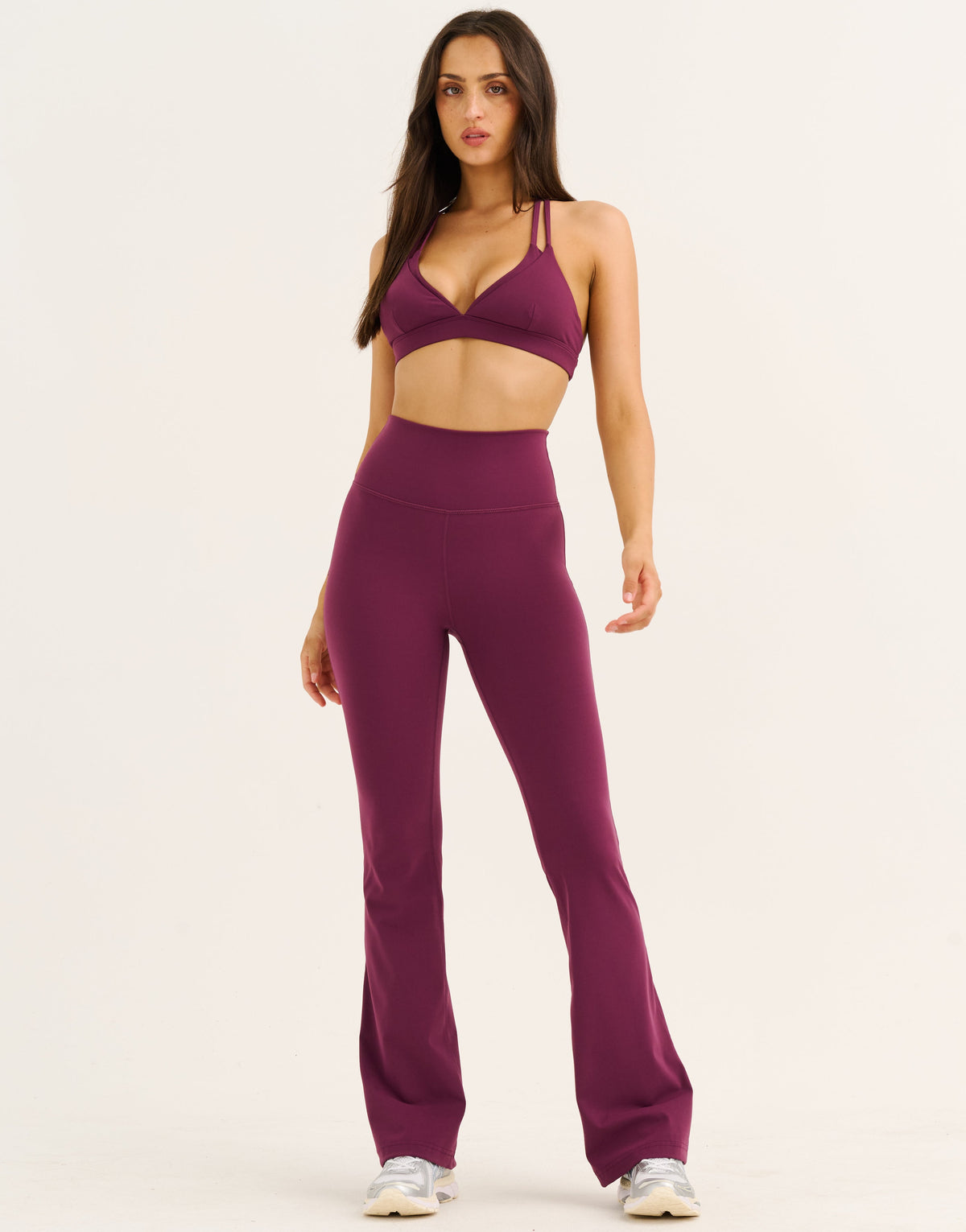 Flare Leggings - Blackberry
