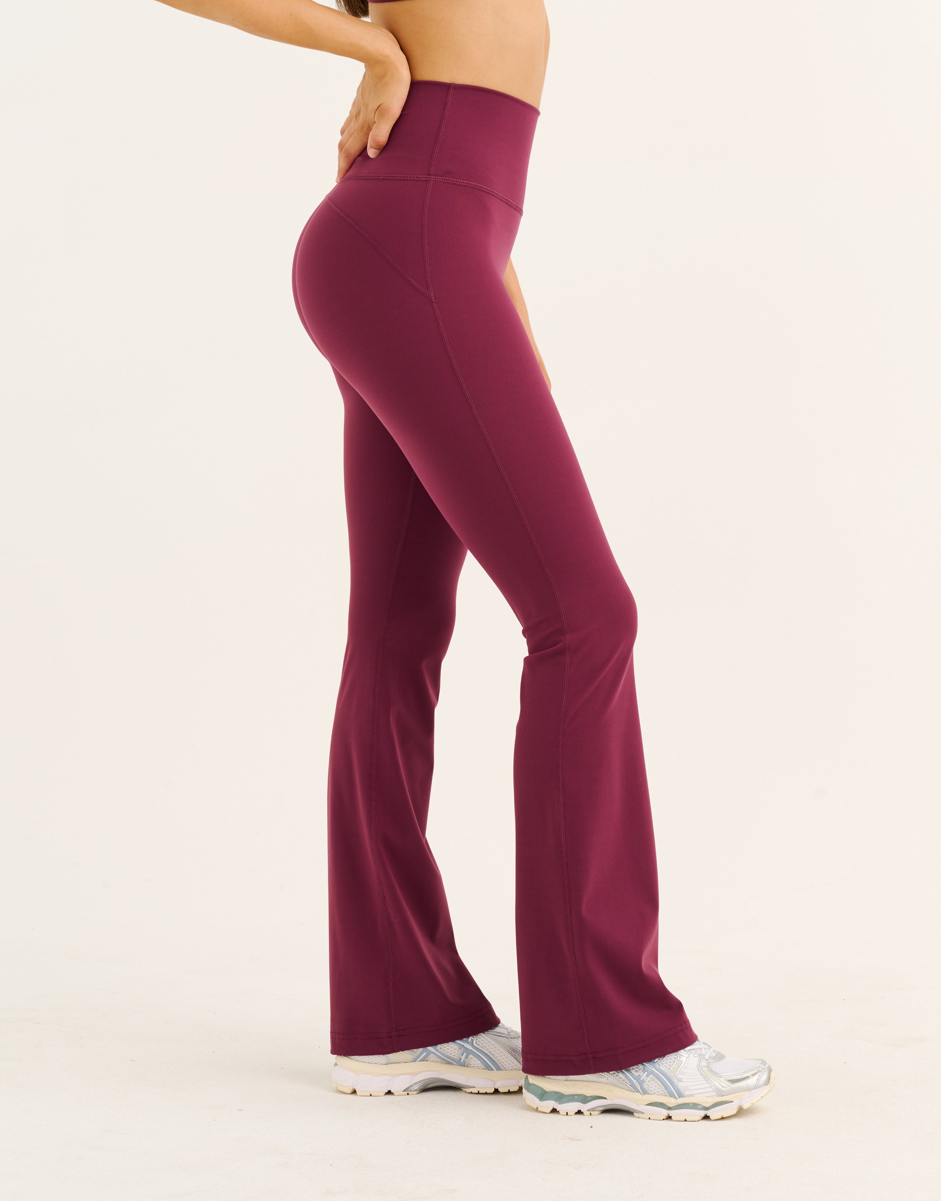 Flare Leggings - Blackberry