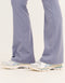 Flare Lycra Pocket Leggings - Washed Blue