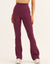 Flare Ribbed Leggings V2 - Blackberry