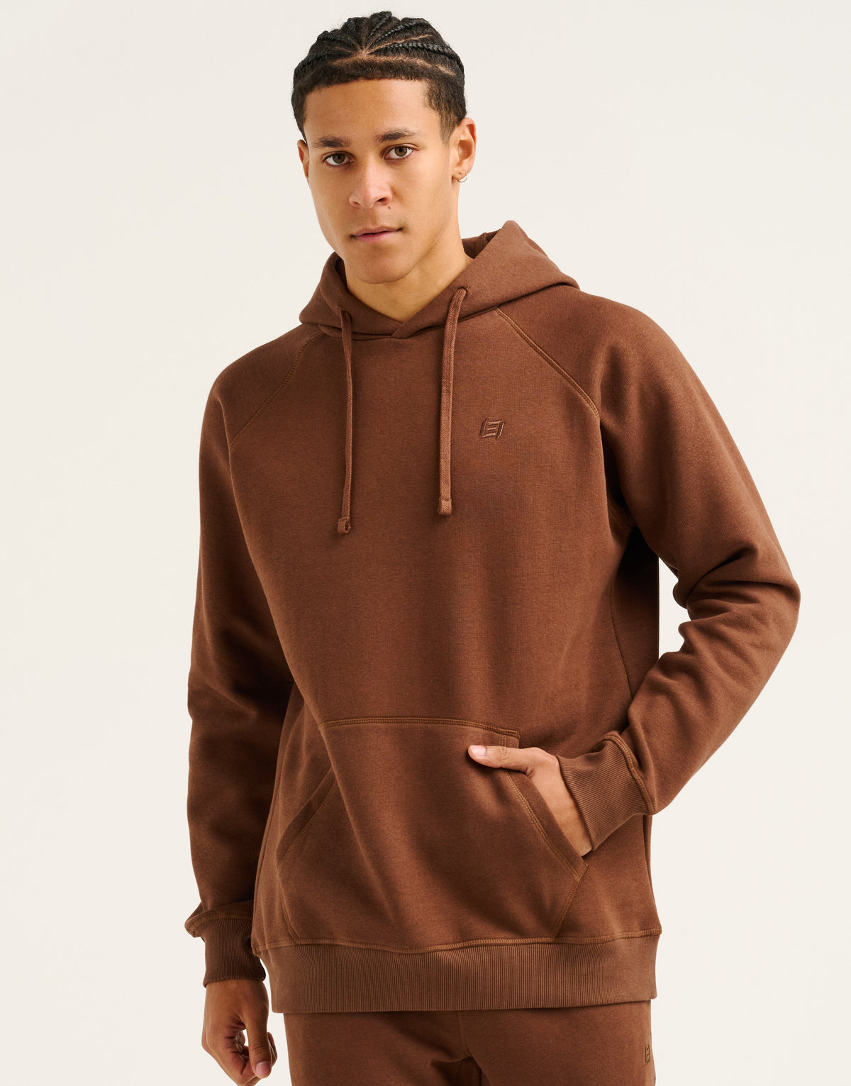 Recover Fleece Hoodie - Brown