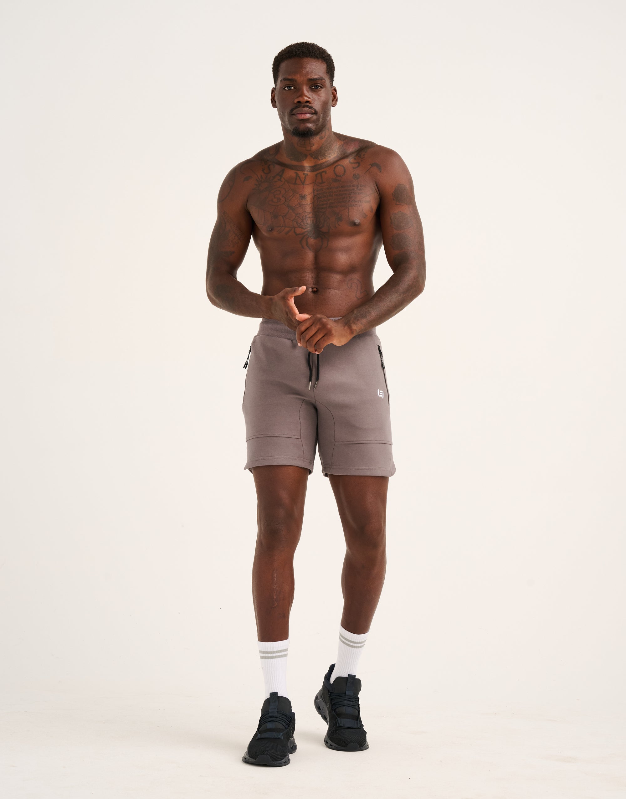 Echt Force Knit Shorts - Slate Grey