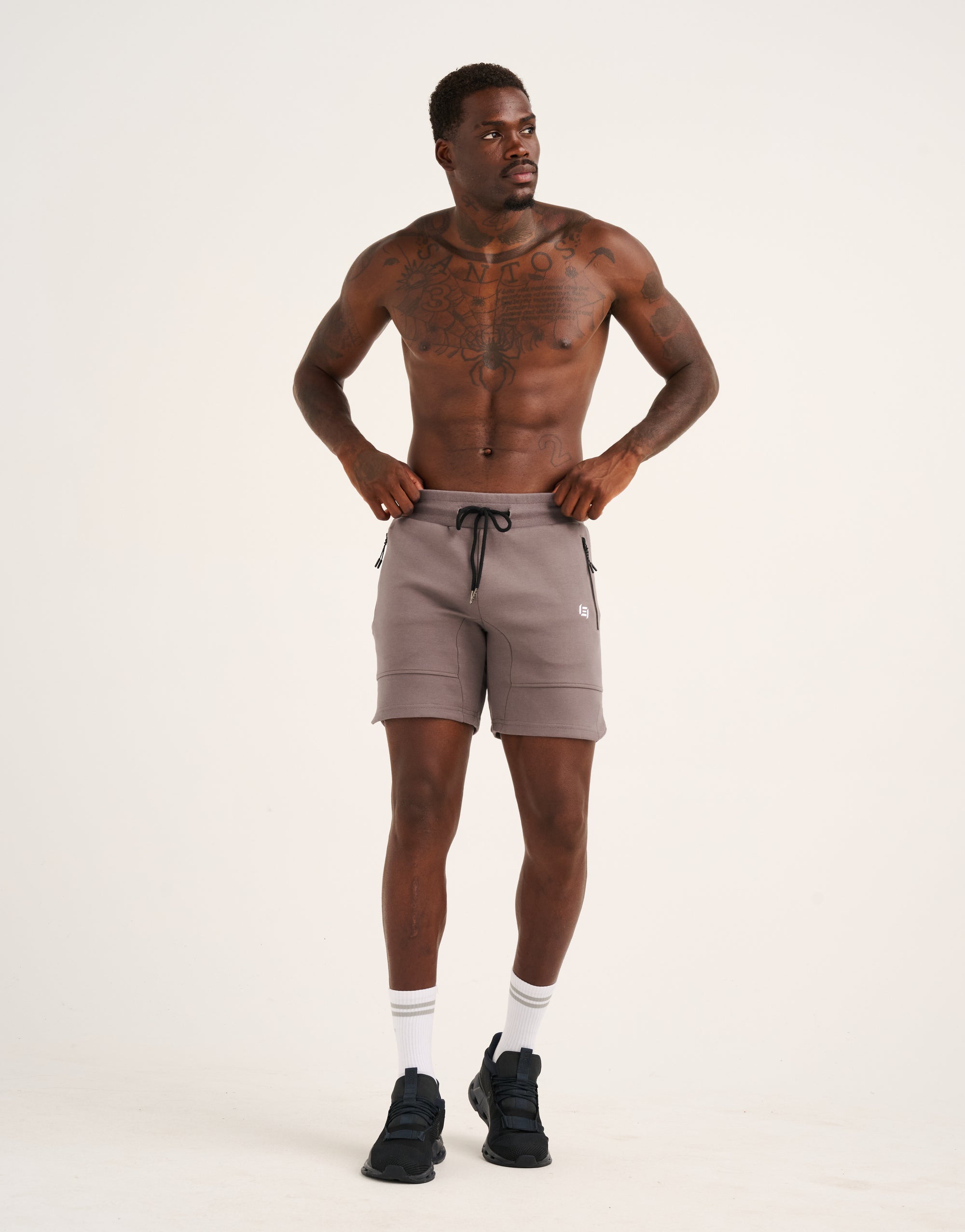 Echt Force Knit Shorts - Slate Grey