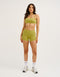 Lycra Seamless Sports Bra - Olive