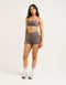 Lycra Seamless Sports Bra - Slate Grey