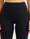 Lycra Invisible Scrunch Pocket Flare Leggings - Black
