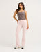 Lycra Invisible Scrunch Pocket Flare Leggings - Mauve