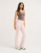Lycra Invisible Scrunch Pocket Flare Leggings - Mauve