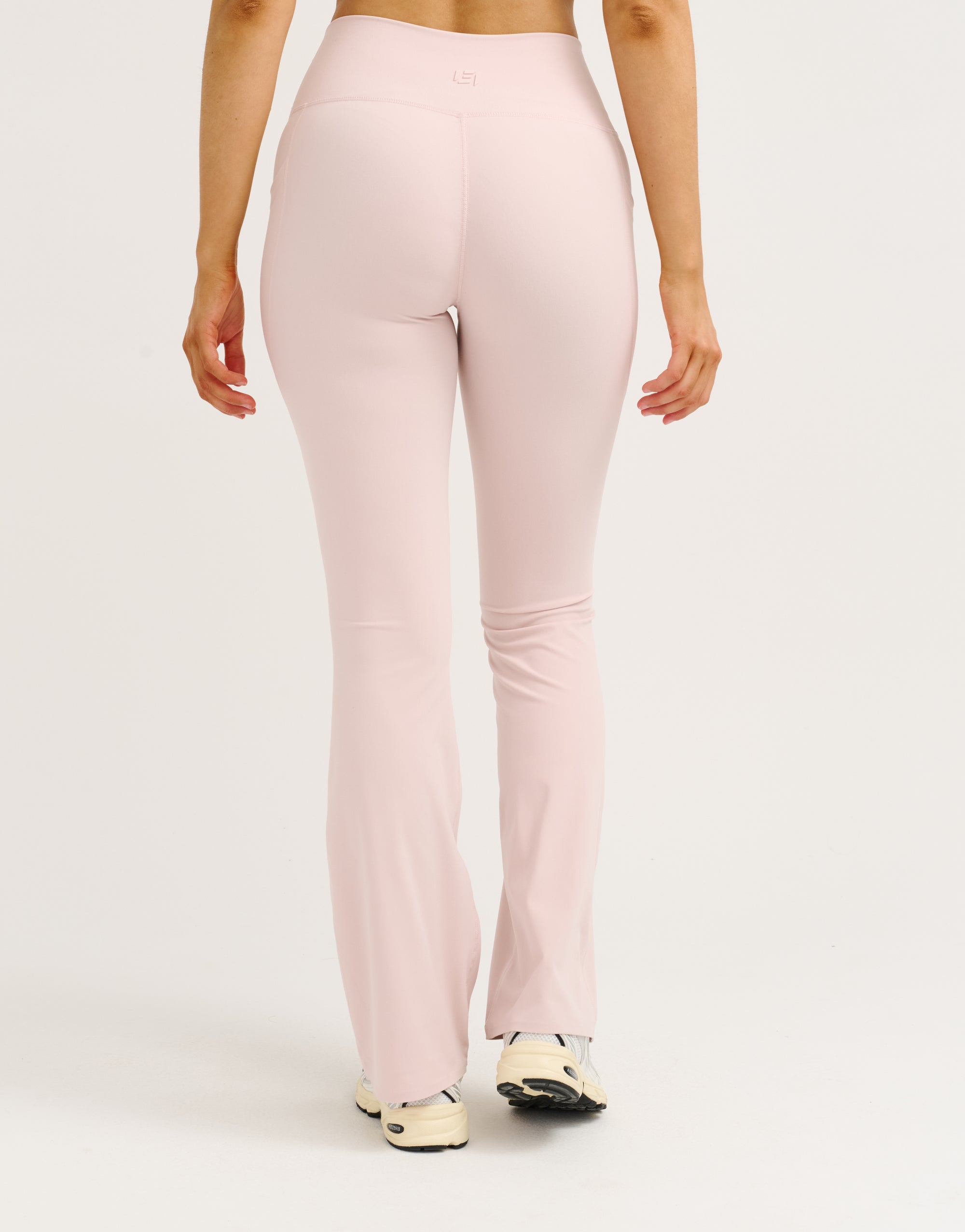 Lycra Invisible Scrunch Pocket Flare Leggings - Mauve