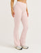Lycra Invisible Scrunch Pocket Flare Leggings - Mauve