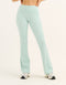 Lycra Invisible Scrunch Pocket Flare Leggings - Mint