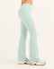 Lycra Invisible Scrunch Pocket Flare Leggings - Mint