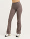 Lycra Invisible Scrunch Pocket Flare Leggings - Slate Grey