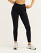 Lycra Invisible Scrunch Leggings - Black