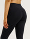 Lycra Invisible Scrunch Leggings - Black