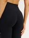 Lycra Invisible Scrunch Leggings - Black