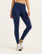 Lycra Invisible Scrunch Leggings - Navy