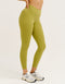 Lycra Invisible Scrunch Leggings - Olive