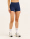 Lycra Invisible Scrunch Pocket Shorts - Navy