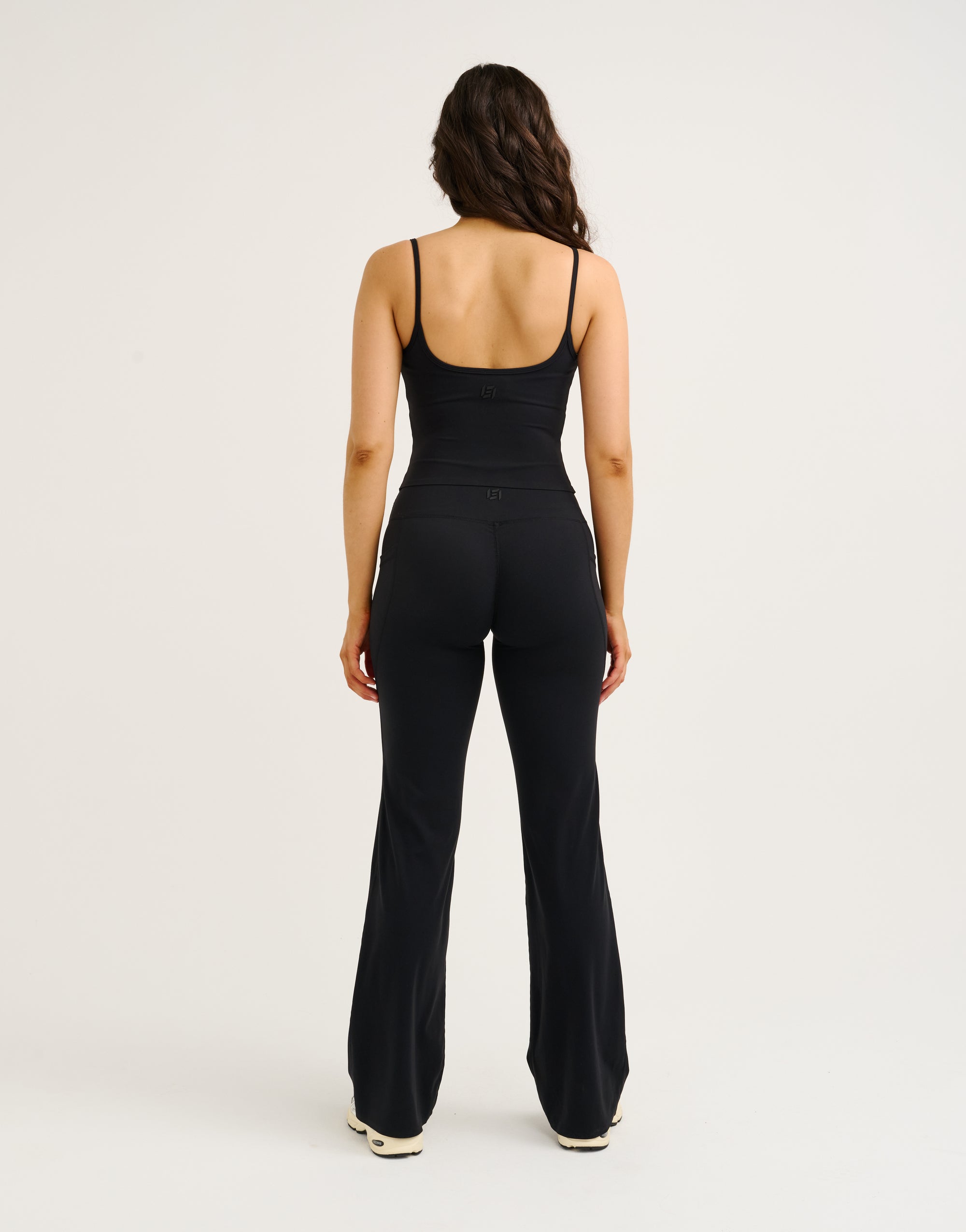 Lycra Invisible Scrunch Straight Leg Pant - Black