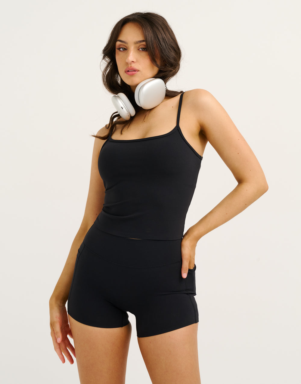 Lycra Seamless Tank - Black