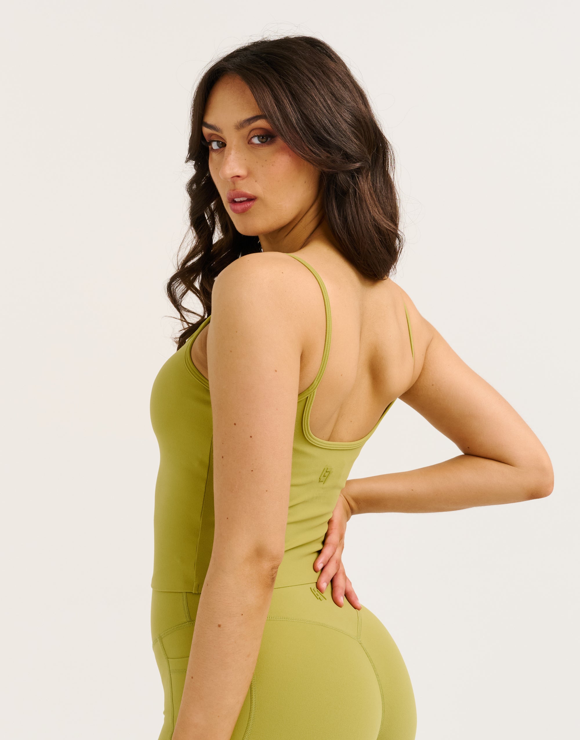 Lycra Seamless Tank - Olive