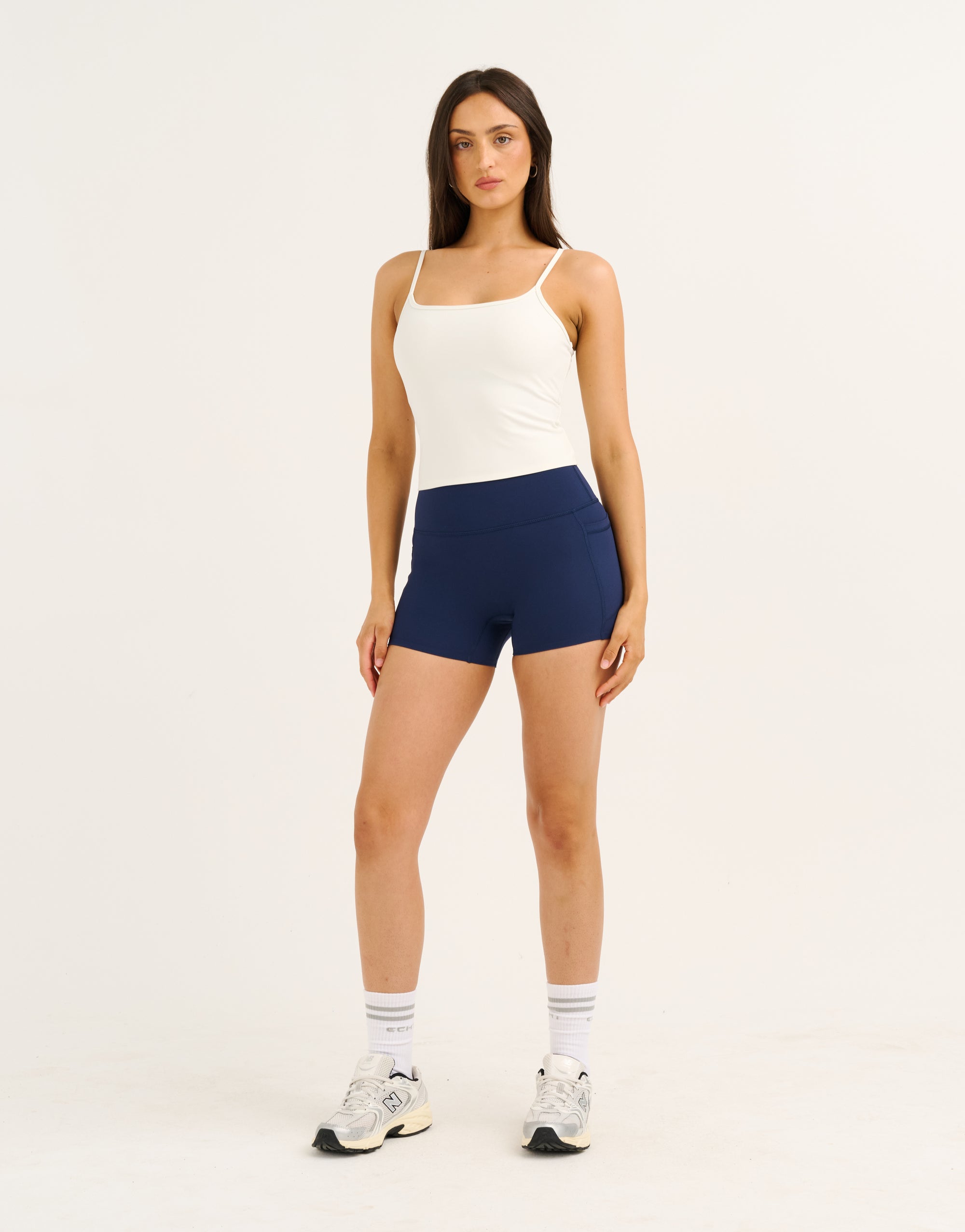 Lycra Seamless Tank - White