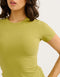 Lycra Seamless Tee - Olive