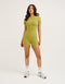 Lycra Seamless Tee - Olive