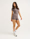 Lycra Seamless Tee - Slate Grey