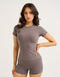 Lycra Seamless Tee - Slate Grey