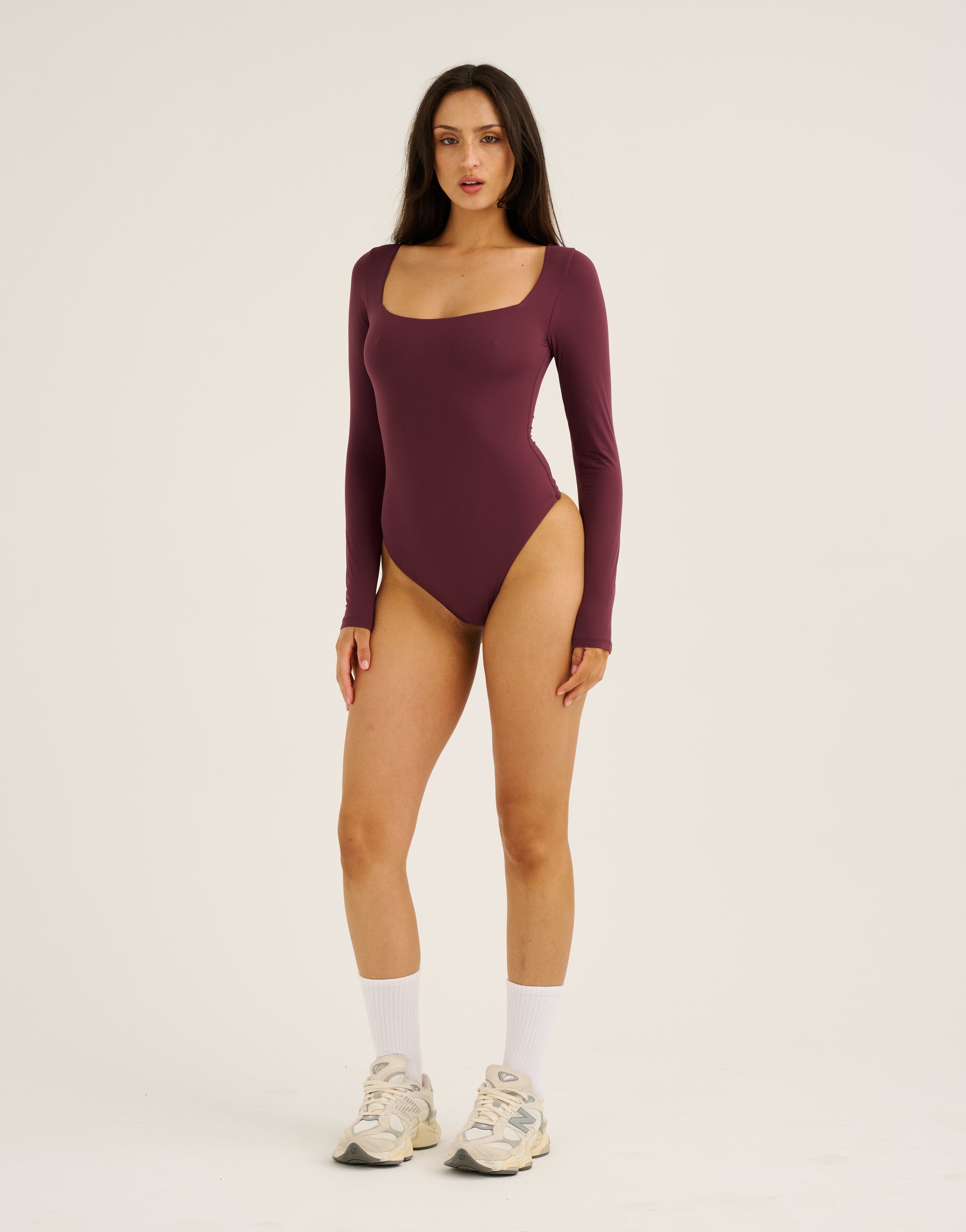 Elemental L Square Bodysuit - Blackberry