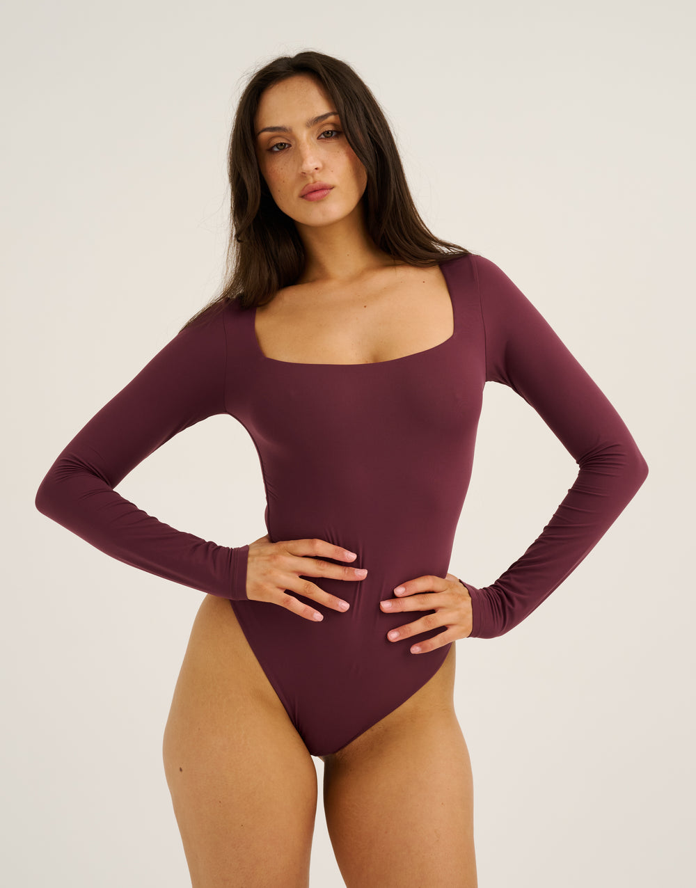 Elemental L Square Bodysuit - Blackberry