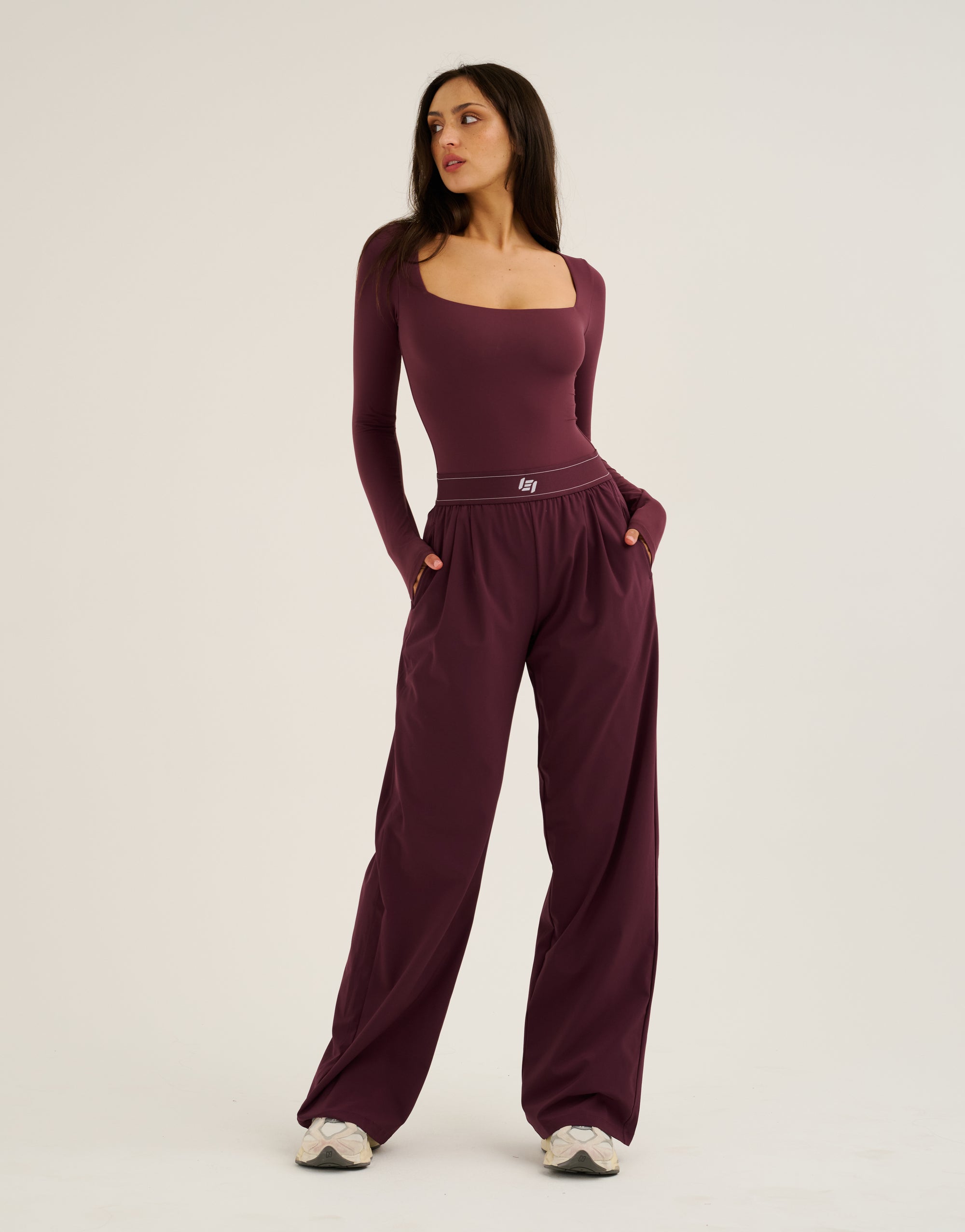 Elemental L Square Bodysuit - Blackberry