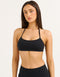 Lycra Seamless Halter Bra - Black