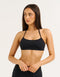 Lycra Seamless Halter Bra - Black