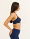 Lycra Seamless Halter Bra - Navy