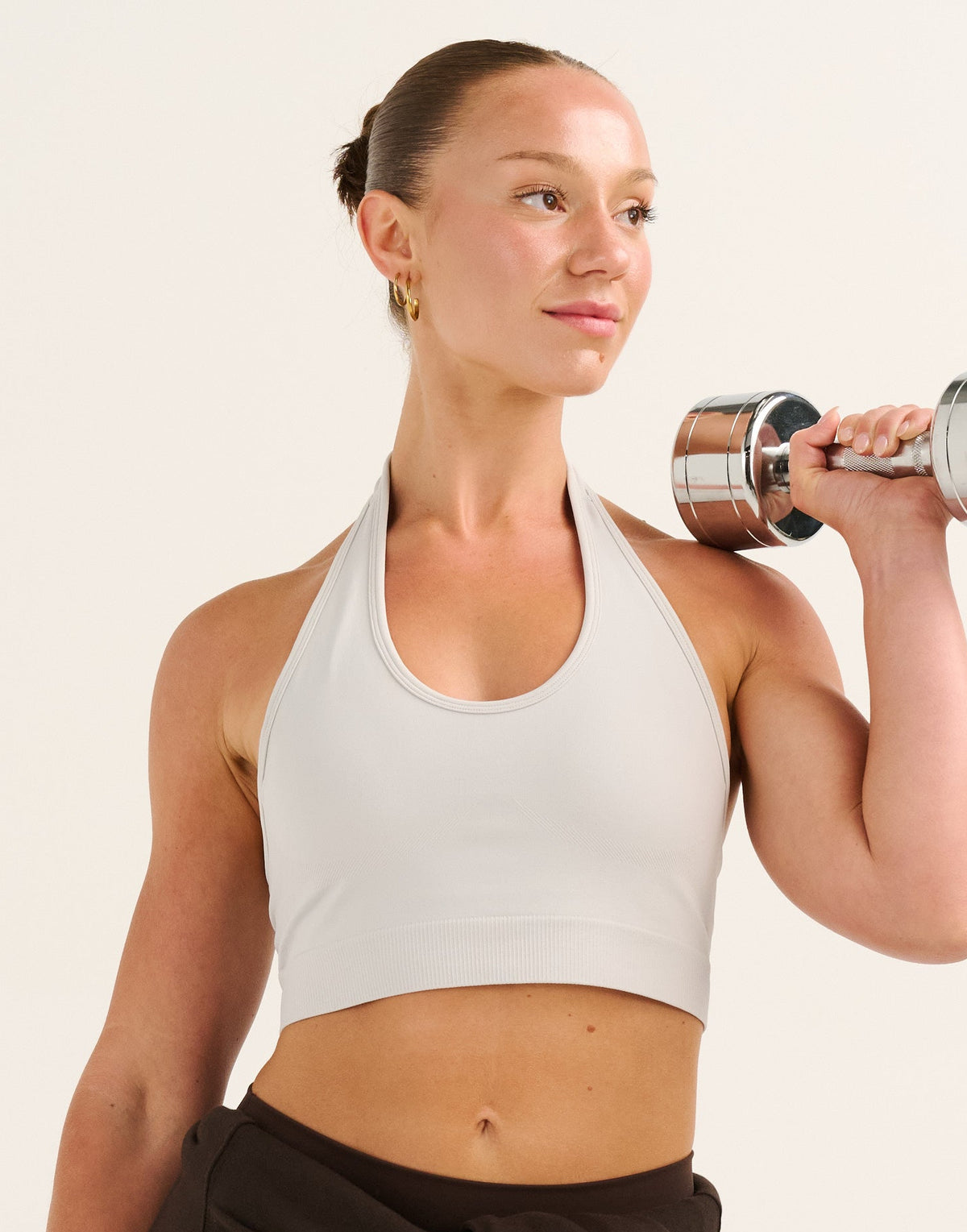 Tempo Pulse Halter Bra - Glacier
