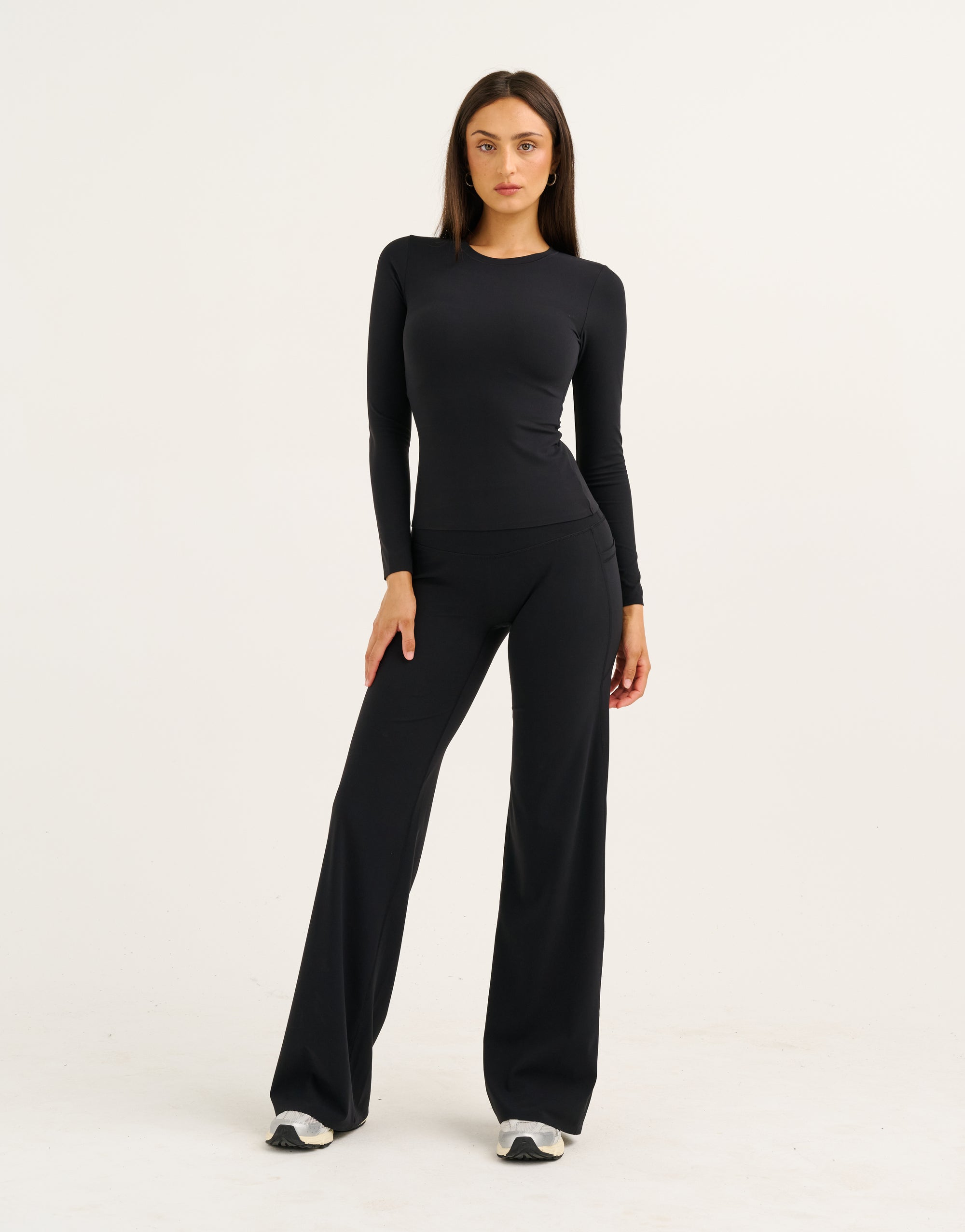 Lycra Seamless Long Sleeve - Black